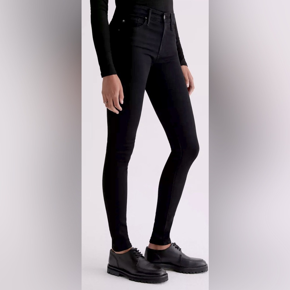 AGOLDE Farrah High Rise Skinny Jean Black Size 27R